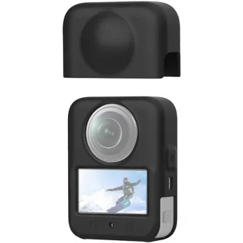 PULUZ PU783B Tapa de silicona para objetivo para DJI Osmo 360, negra