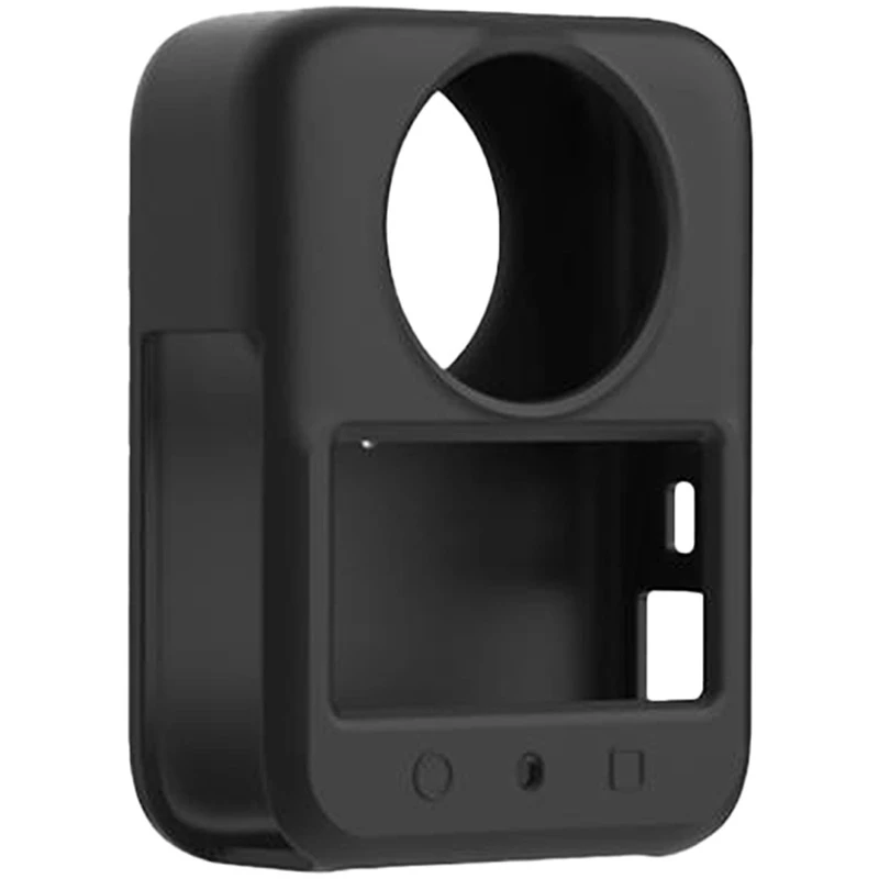 PULUZ PU783B cubierta de silicona para objetivo de DJI Osmo 360, negro