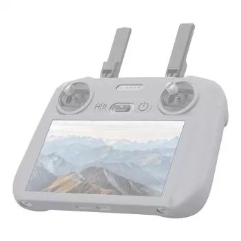 PULUZ Funda protectora de silicona para DJI RC 2 (Gris)