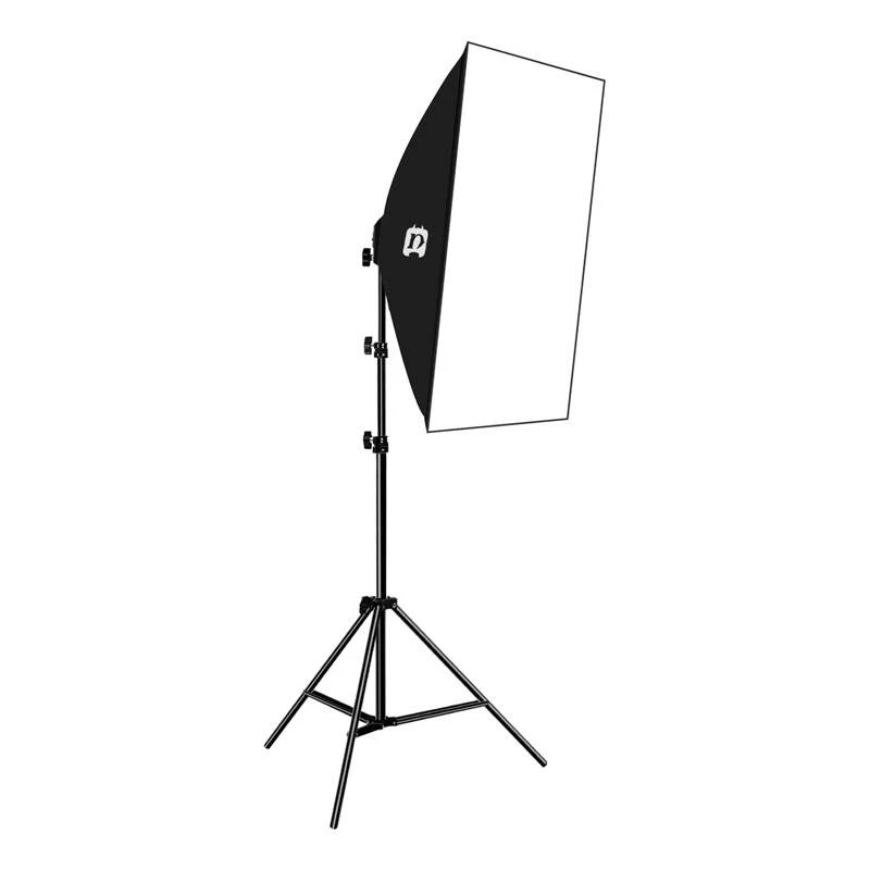 PULUZ Set de estudio softbox 50x70cm, trípode, bombillas LED 4 unidades PU5071EU