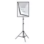 PULUZ Set de estudio softbox 50x70cm, trípode, bombillas LED 4 unidades PU5071EU