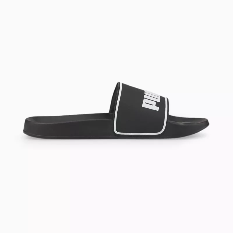 PUMA 384139 01 chanclas para hombre, negro/blanco, talla 40,5
