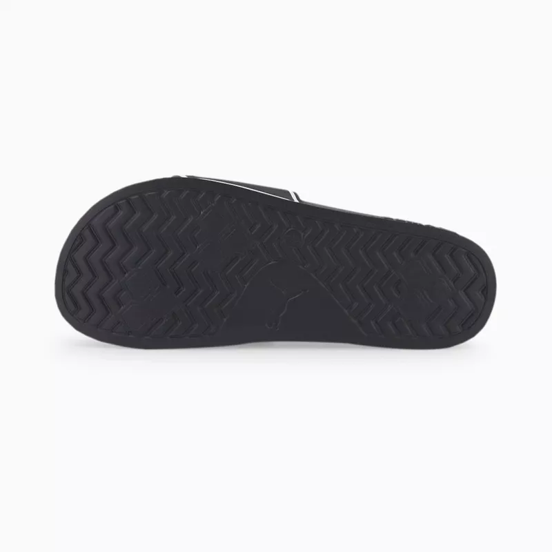 PUMA 384139 01 chanclas para hombre, negro/blanco, talla 40,5