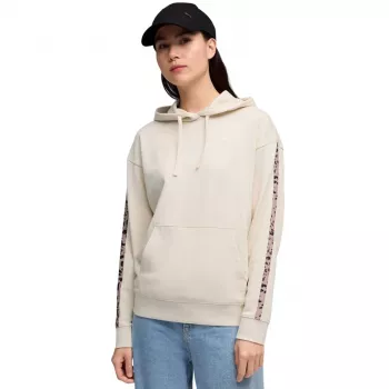 Sudadera con capucha PUMA ESS Graphic Animal Comfort para mujer beige talla L