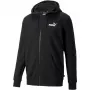 Sudadera con capucha y cremallera completa PUMA ESS+ Tape TR Black 848768 01 hombre de forro polar con mangas con cinta