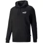PUMA ESS+ Tape Sudadera con capucha FL hombre forro polar negro