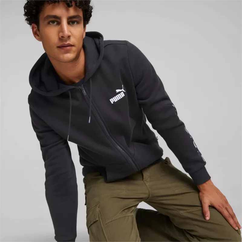 PUMA Essentials sudadera con capucha para hombre Puma Black S