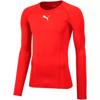Puma Liga Baselayer camiseta de manga larga Red 655920 01 S