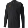 PUMA Sudadera con capucha de entrenamiento 1/4 zip hombre negra S - dryCELL con gestión de la humedad, corte atlético