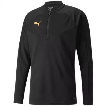 PUMA hombre individualFINAL 1/4 Zip top de entrenamiento negro L