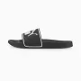 PUMA 384139 01 chanclas para hombre, negro/blanco, talla 42