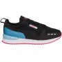 PUMA R78 Jr Zapatillas para niños Negro Blanco Talla 32
