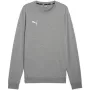 Puma Team Goal Casuals Sudadera de cuello redondo Gris 658592 33 XL