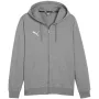Sudadera con capucha PUMA Team Goal Casuals gris medio jaspeado