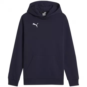 Sudadera con capucha Puma Team Goal Casuals azul marino 140 cm