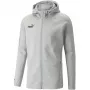 Sudadera con capucha PUMA teamFINAL Casuals hombre gris jaspeado medio