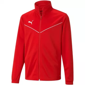 PUMA teamRISE chaqueta de entrenamiento de poliéster Jr roja 657393 01 152 cm