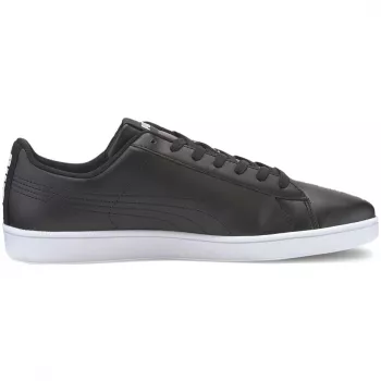 PUMA UP zapatillas hombre, Low-Top, piel sintética negra, plantilla SoftFoam+, suela de goma no marcante