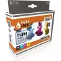 PURE INK pack de 4 cartuchos de tinta remanufacturados para Epson T1295 (negro, cian, magenta, amarillo) con chip EPST1295MP4