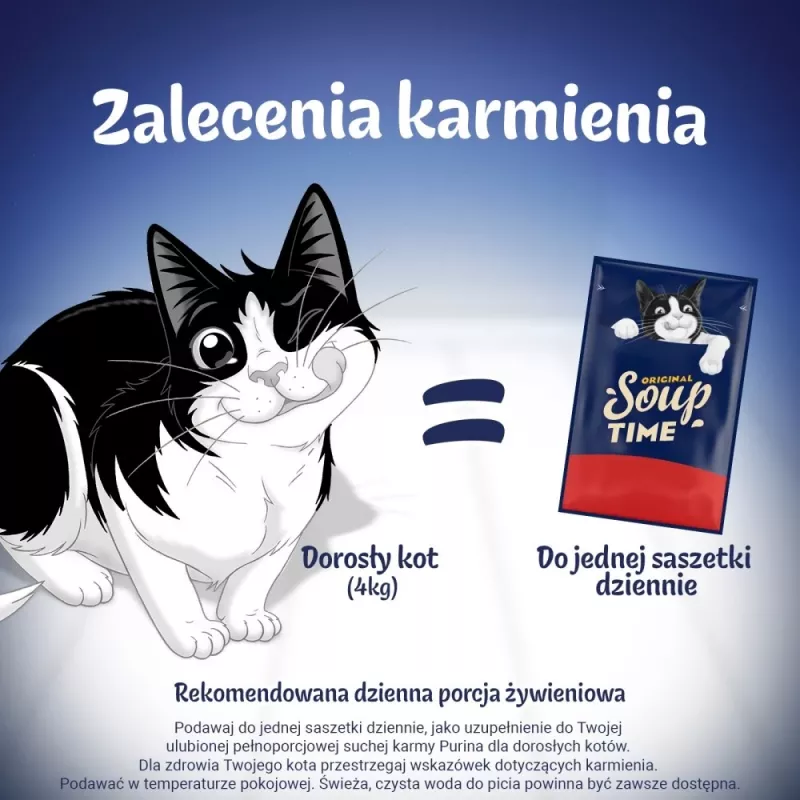 PURINA FELIX Soup Original Country Flavours 6x48g Comida húmeda para gatos