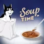 PURINA FELIX Soup ORIGINAL Sabores de pescado 6x48g