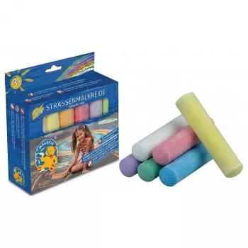 PUSTEFIX MALEFIX tizas de calle pack de 6 cuento de hadas | tizas lavables y bajas en polvo