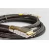 PYTHON GC-M0022 Cable HDMI activo de alta velocidad de 20m con Ethernet, 4K2K/UHD, chip Redmere, contactos dorados, OFC, trenzado de nailon, negro