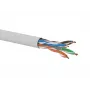 Cable de red Q-LANTEC U/UTP Cat.6A, LSOH, Dca, 4x2x23 AWG, 10 Gb/s, Gris, 500 m