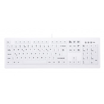CHERRY Active Key AK-C8100F-UVS-W/UK teclado USB, IP68, blanco, UK