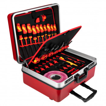 NEO Tools 01-312 juego de herramientas aisladas para vehículos eléctricos e híbridos, 51 piezas