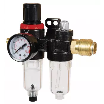 Einhell 4135001 Filtro regulador de aire comprimido con lubricador, R 1/4
