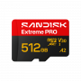 SanDisk Extreme PRO microSDXC 512 GB UHS-I A2 V30, hasta 250/170 MB/s, SDSQXCJ-512G-GS6MA