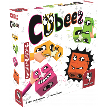 Pegasus Cubeez Juego de mesa familiar para 2–4 personas a partir de 6 años, edición en alemán