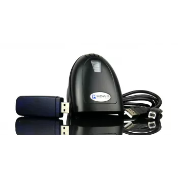 HDWR HD43 Lector de códigos de barras 1D inalámbrico con receptor USB