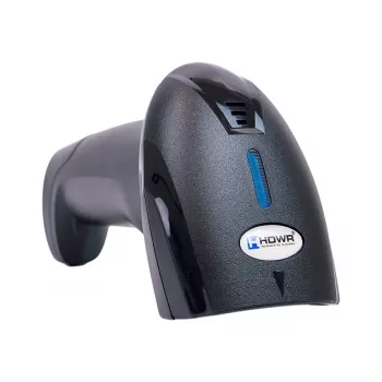 HDWR HD44A Lector de códigos de barras 1D inalámbrico con soporte y receptor USB