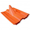 KOSCOM 4549 teja Frankfurter, plástico rojo, para mástiles hasta Ø60 mm