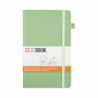 Sakura cuaderno con cuadrícula de puntos, 13 × 21 cm, 80 hojas, 140 g/m², Pale Patina