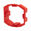 f-tronic 7390152 UI10PA anillo de compensación de enlucido, regulable 10–25 mm, rojo