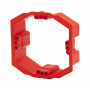 f-tronic 7390152 UI10PA anillo de compensación de enlucido, regulable 10–25 mm, rojo