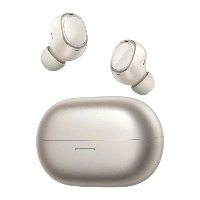 QCY Melobuds A30 auriculares inalámbricos, ANC adaptativo de hasta 60 dB, Bluetooth 6.0, LDAC, Hi-Res Audio, 50 h de reproducción, 8 micrófonos, IPX5, dorados