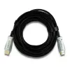 Qoltec 50474 cable HDMI 30 m, HDMI tipo A, negro/plata