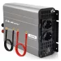 Qoltec Inversor de onda senoidal modificada 12V a 230V 2000W/4000W con USB, compatible con LiFePO4 GEL AGM