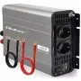 Qoltec Inversor de onda senoidal modificada 12V a 230V 2500W/5000W con USB, compatible con LiFePO4 GEL AGM
