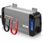 Qoltec Inversor de onda sinusoidal pura 12V a 230V 1000W/2000W con LCD, USB, USB-C, compatible con LiFePO4/GEL/AGM