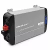 Qoltec Inversor de onda senoidal pura con UPS | 12V a 230V | 2000W potencia continua / 4000W potencia máxima | LCD | USB-A | USB-C PD 18W | compatible con LiFePO4 GEL AGM