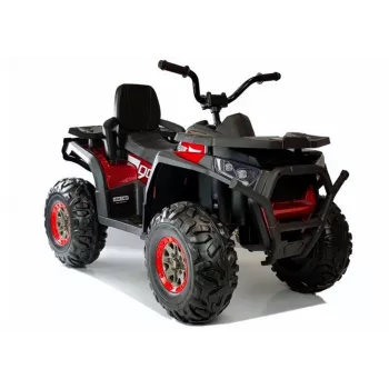QUAD LOCK Quad a batería XMX607 con luces LED y MP3 rojo brillante