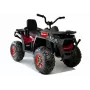 QUAD LOCK Quad a batería XMX607 con luces LED y MP3 rojo brillante