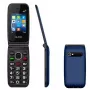 QUBO NEO NW 4G Teléfono básico – 2,4 pulgadas QVGA, 48 MB RAM, 128 MB ROM, Dual-SIM, 1800 mAh (Azul)