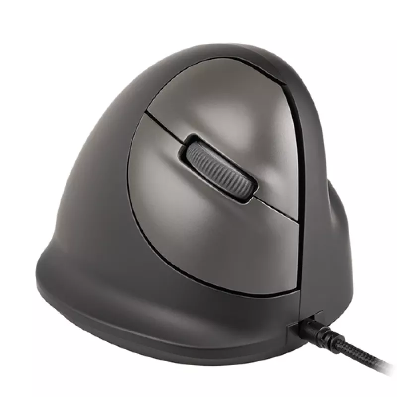 Ratón ergonómico R-GO TOOLS HE Break Small, con cable, para diestros, negro