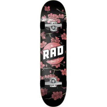 RAD Checker Stripe Complete monopatín 8 negro